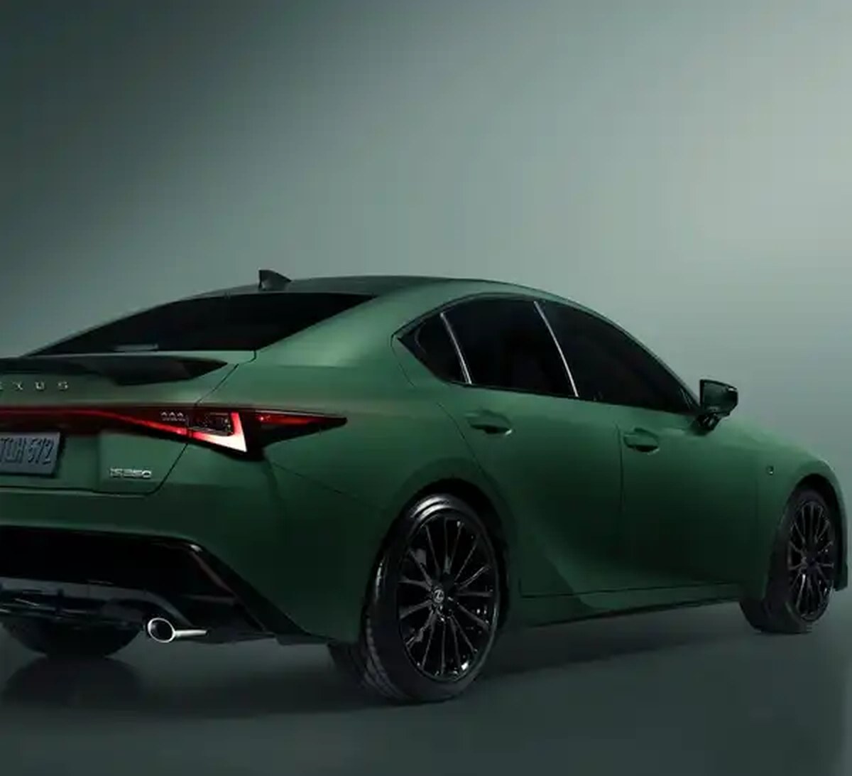 Lexus Hulks Out On Boring Silver BMWs With A Mean Green IS Sedan