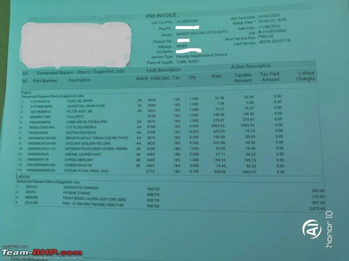 Baleno CVT Sahibi 50 Bin Kilometrede Önde Gelen İlk Olarak Vites Yağını Değiştirdi