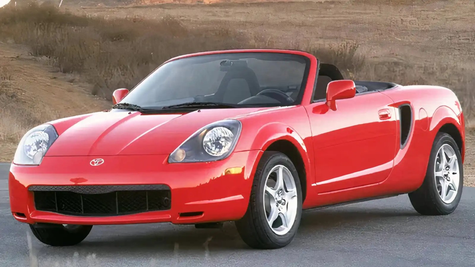 2000-2005 Toyota MR2 Spyder Front Angle View 3/4