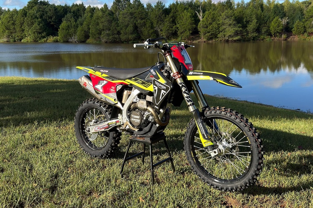 Triumph Factory Racing TF 450-E Endurocross racer