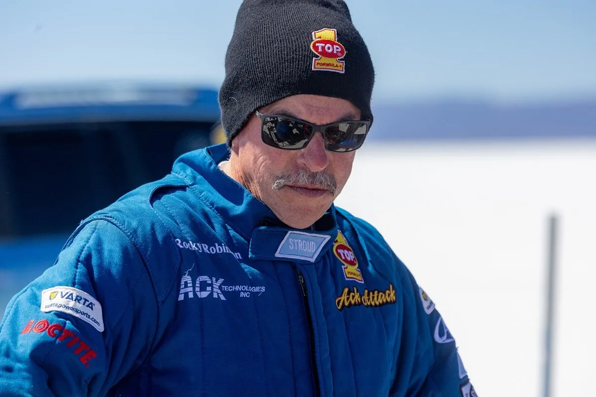 Rocky Robinson, TOP 1 Oil Ack Attack 2023 Bolivia Speed Trials. Photo by Jean Turner