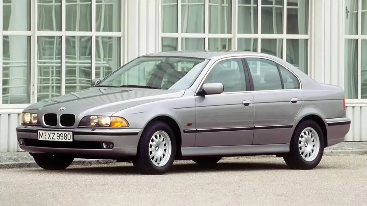 1997 BMW 528i E39 generation with a six-cylinder engine