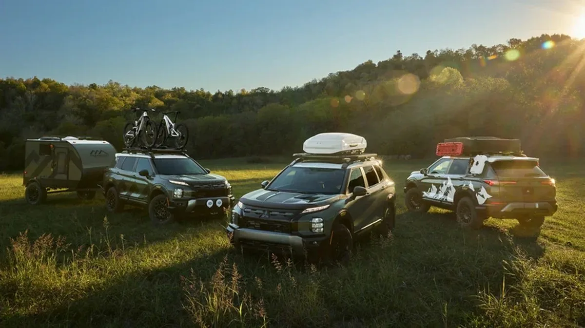 The three Mitsubishi Outlander Diamond Trail Edition models heading to SEMA