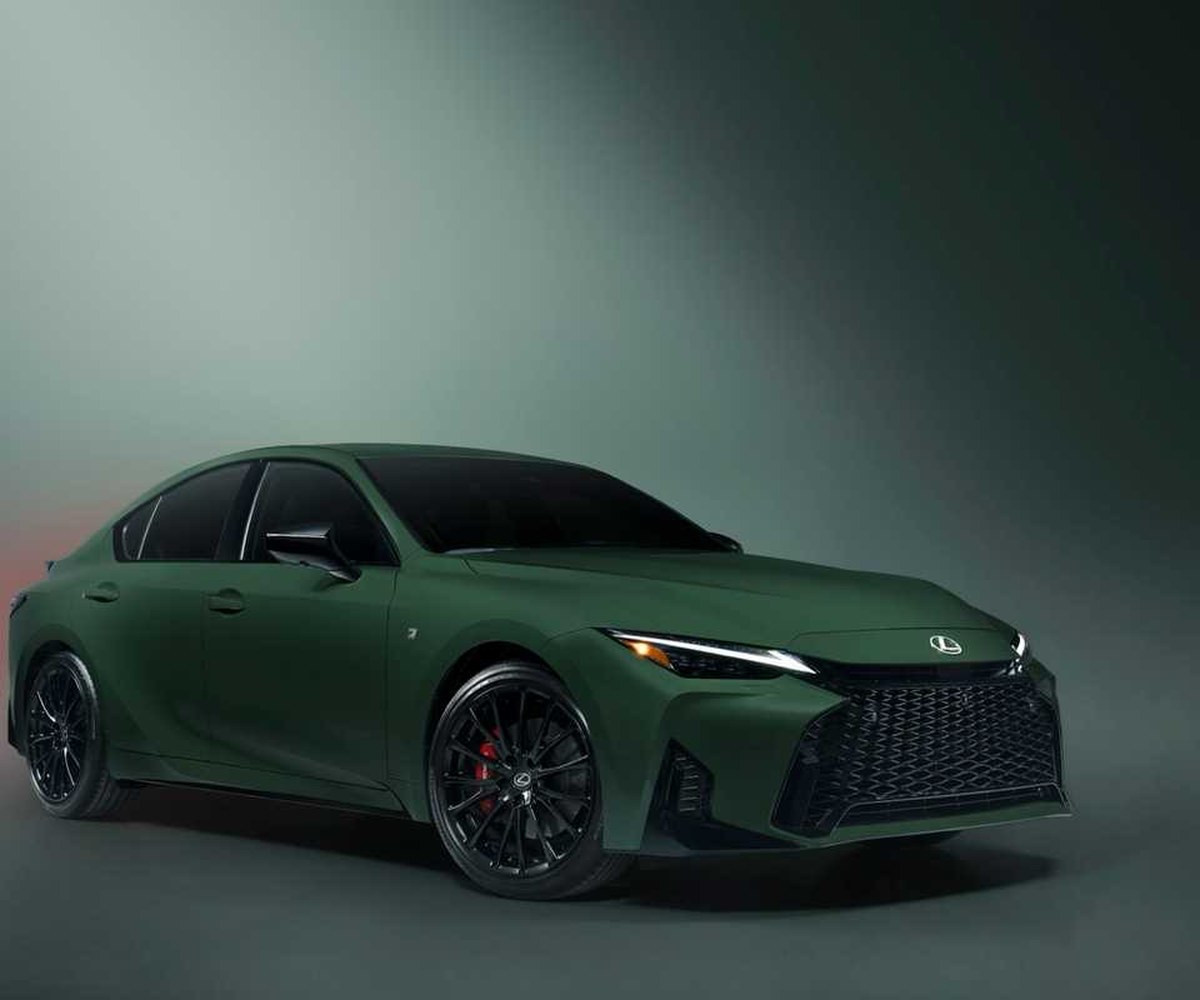Lexus Hulks Out On Boring Silver BMWs With A Mean Green IS Sedan