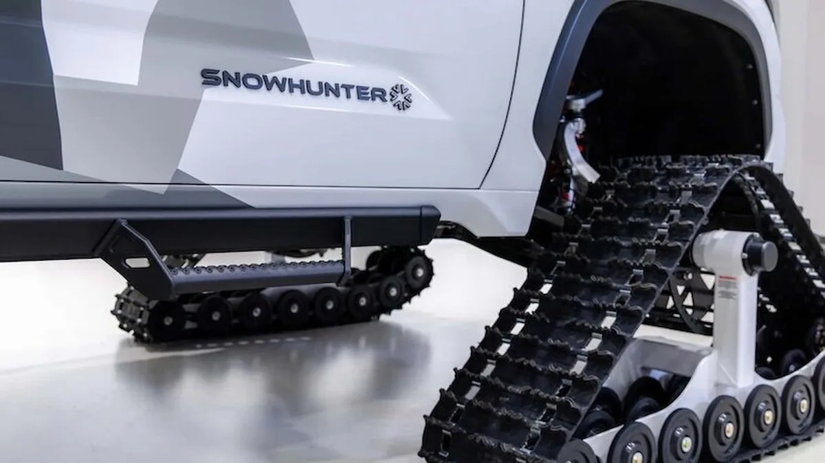 toyota swaps wheels for snow tracks in five arctic-ready concept vehicles - 3