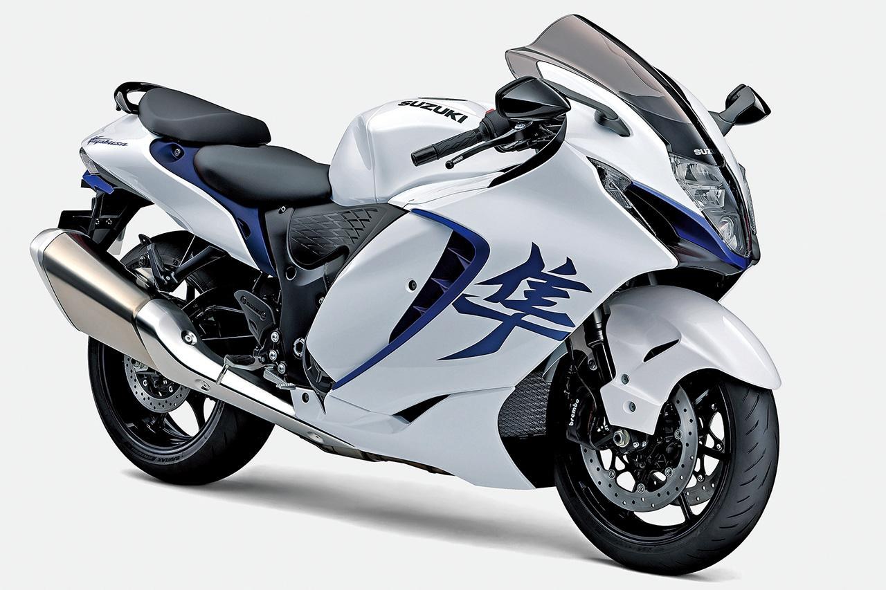 画像: SUZUKI HAYABUSA 総排気量:1339cc エンジン形式:水冷4ストDOHC4バルブ並列4気筒 シート高:800mm 車両重量:262kg 税込価格:229万9000円