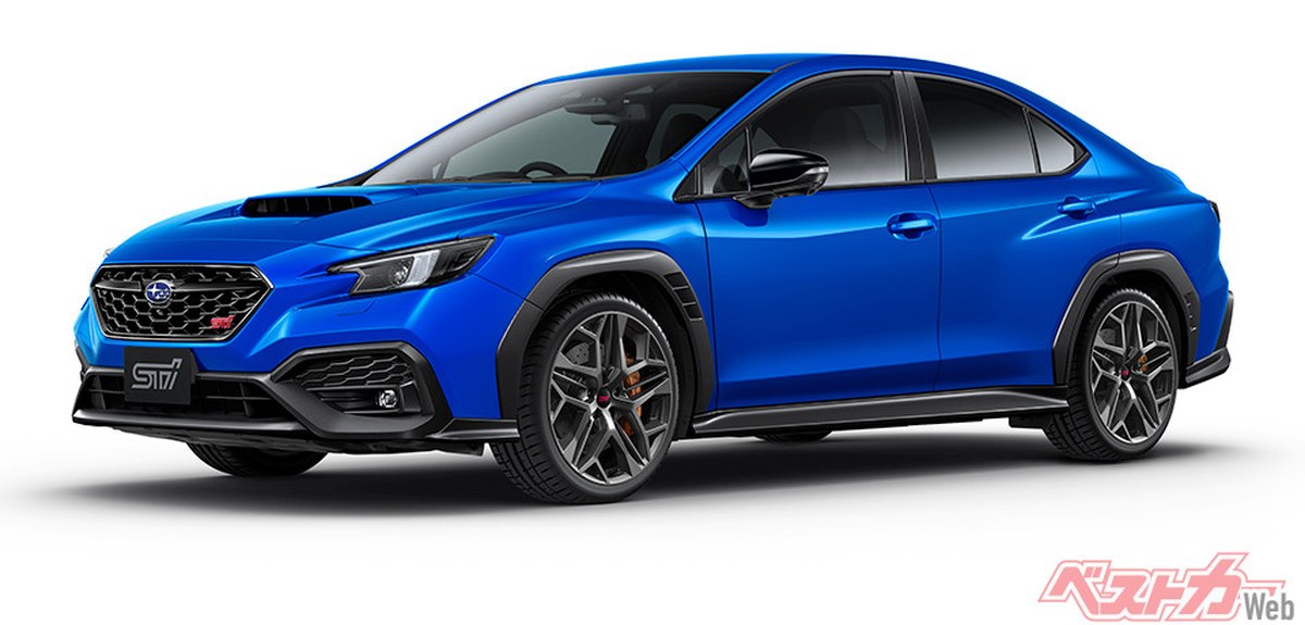 WRX S4は、600台限定の「STI Sport♯」の装備を簡略化したカタログモデルで登場。2.4Lターボは350psクラスまでパワーアップか？（写真はスバル WRX STI Sport♯）
