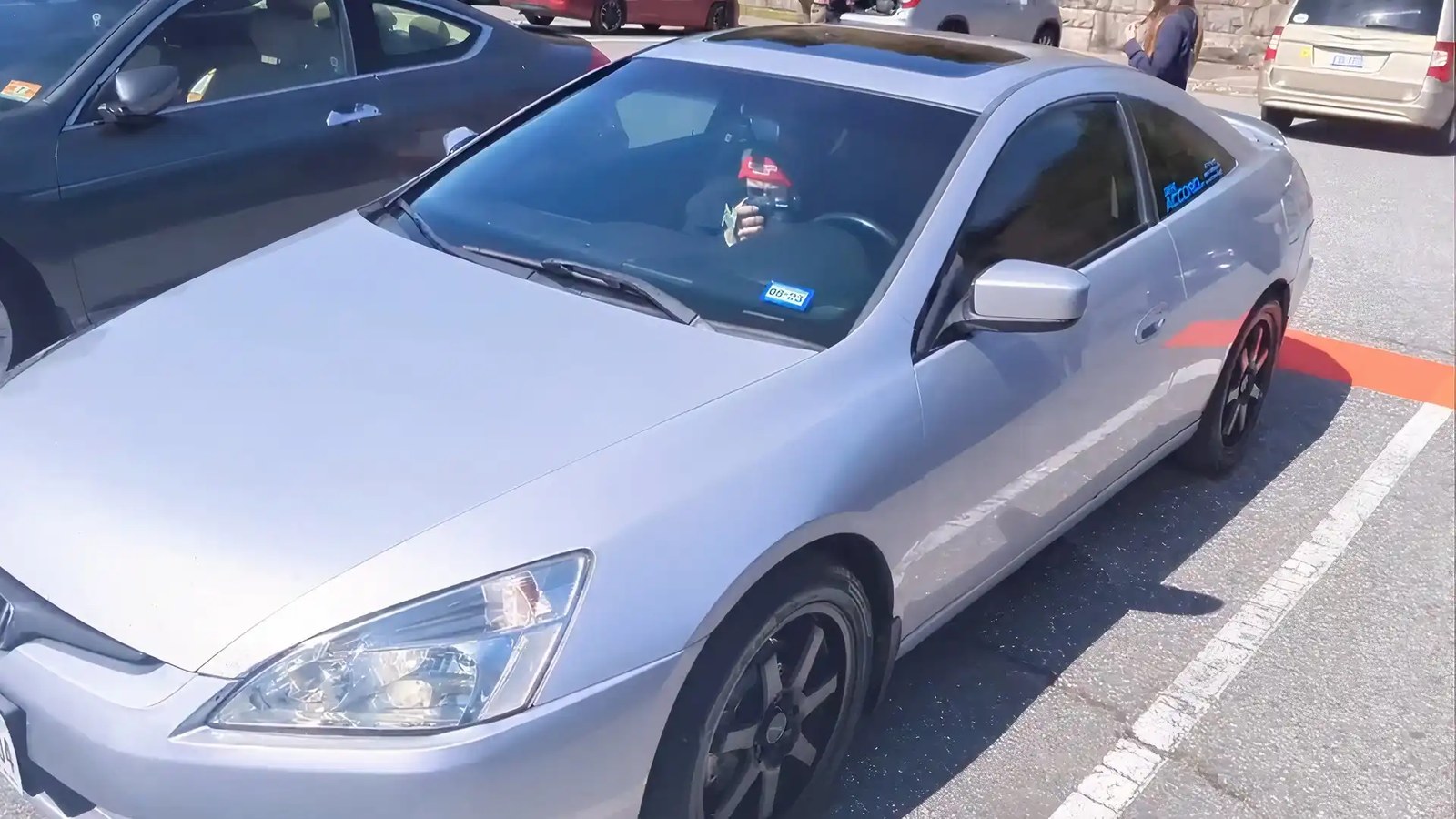 2003 Million Mile Honda Accord Coupe Silver Front Angle Partial