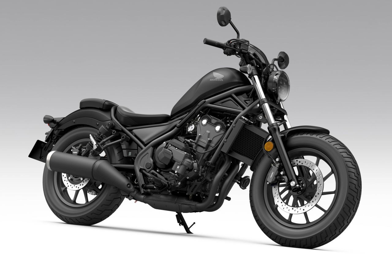 画像: HONDA CMX500 Rebel 2027年モデル(欧州仕様) 総排気量:471cc エンジン形式:水冷4ストDOHC4バルブ並列2気筒 シート高:690mm 車両重量:191kg(Sエディション=192kg) 価格:未発表