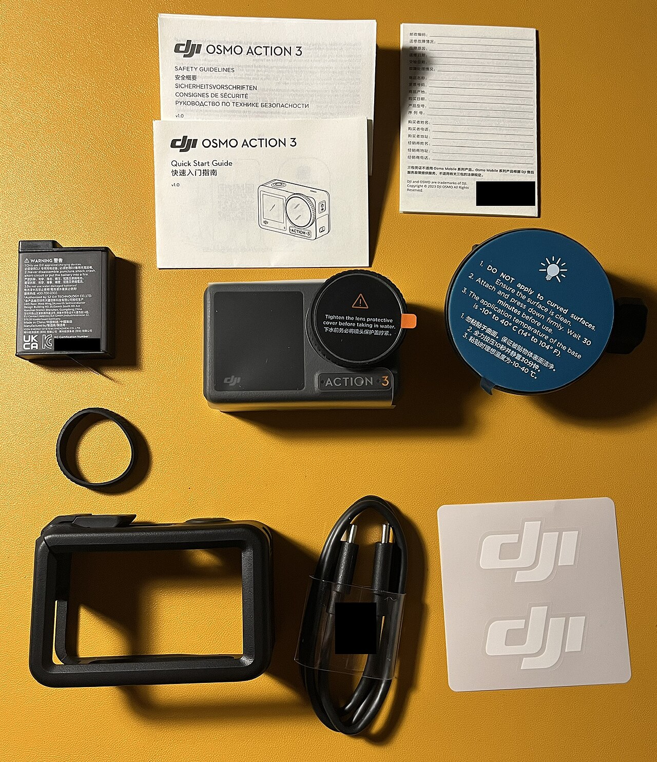 DJI marka aksiyon kamerası ve aksesuarları