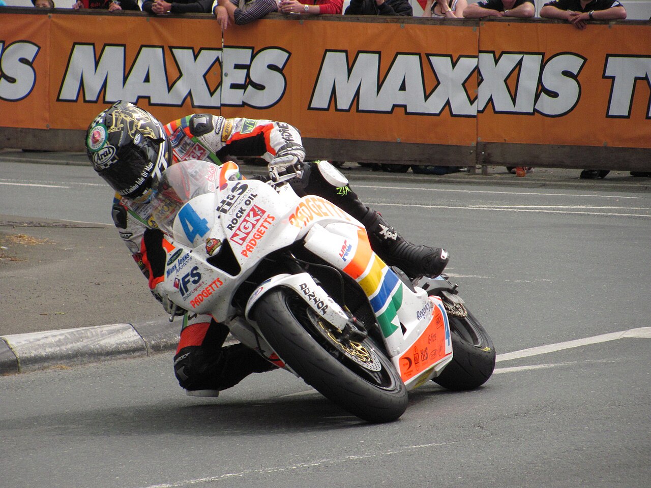 Hutchinson in the 2010 Junior TT